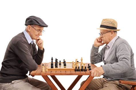 Two People Playing Chess