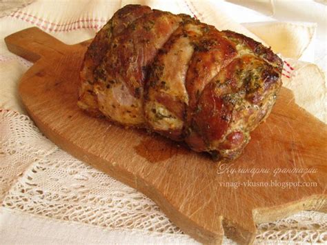 Печен свински врат на фурна | Кулинария, Печенье, Рецепты