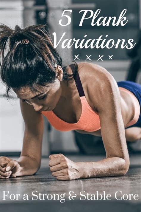 5 Plank Variations for a Strong and Stable Core