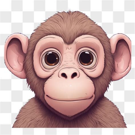 cartoon monkey  expressive eyes cartoons  creative