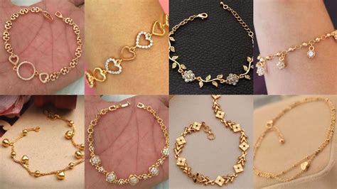 Simple Gold Bracelets For Women Designs