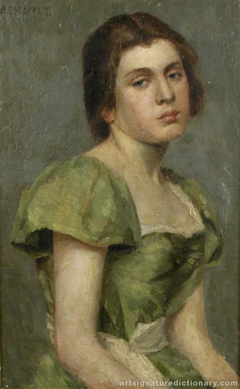 Albert EDELFELT, 1854–1905, Finland. Also known as ‘AE’. Signatures ...