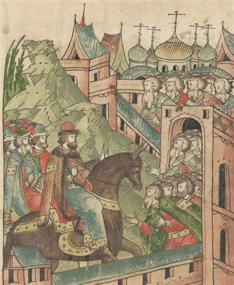 Древнерусские бороды на летописных миниатюрах | Пикабу