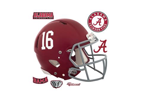 Alabama Crimson Tide Helmet Wall Decal | Shop Fathead® for Alabama Crimson Tide Decor