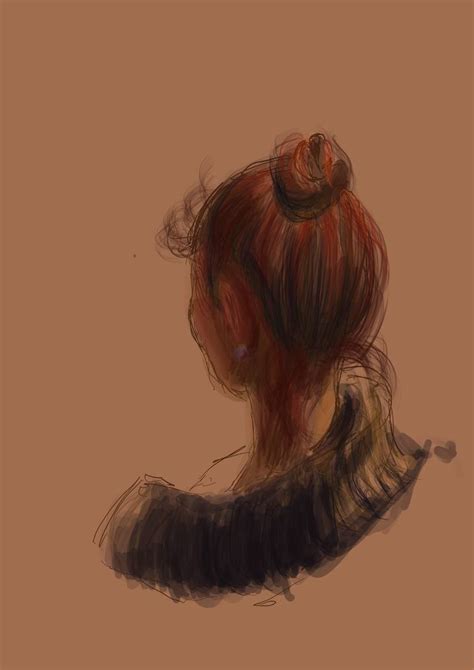 Girl's Head | Ukrainian artist | Prints Drawing by Anna Brazhnikova ...