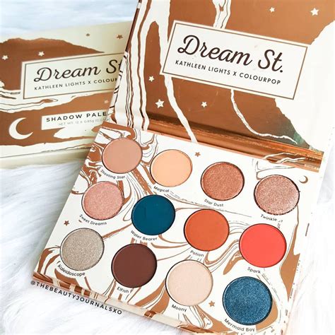 kathleen lights  colourpop dream street eyeshadow palette makeup