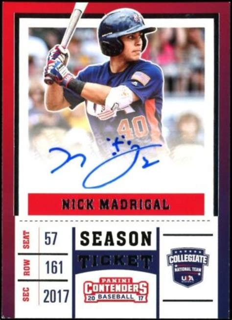 Future Watch: Nick Madrigal Rookie Baseball Cards, White Sox