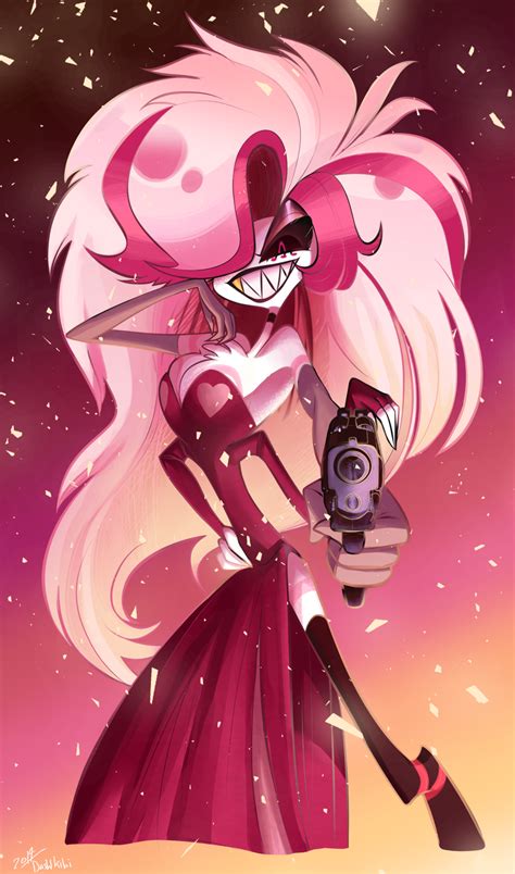 Hazbin Hotel Fan Art Angel Dust Wallpaper
