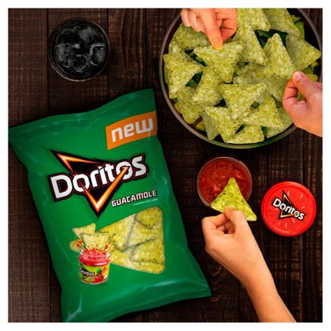 Doritos Guacamole Tortilla Chips 230g Guacamole flavour corn chips