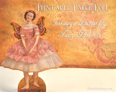 Fairy paper dolls - Worksheets Library