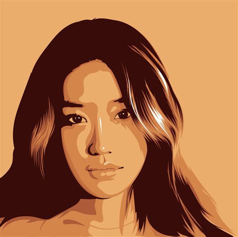 Peggy Gou portrait : r/vectorart