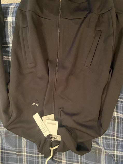 Comme Des Garcons Play Comme de garcons play zip up hoodie | Grailed
