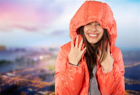 Premium Photo | Winter pink girl