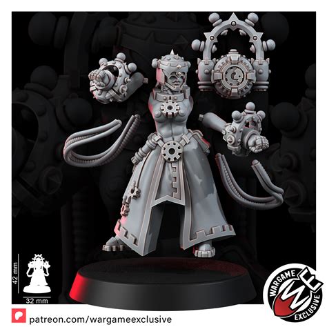 🧑‍🔧 MECHANIC ADEPT ELECTROCASTERS (PIN-UP)・ 3D File for 3D printing・Cults