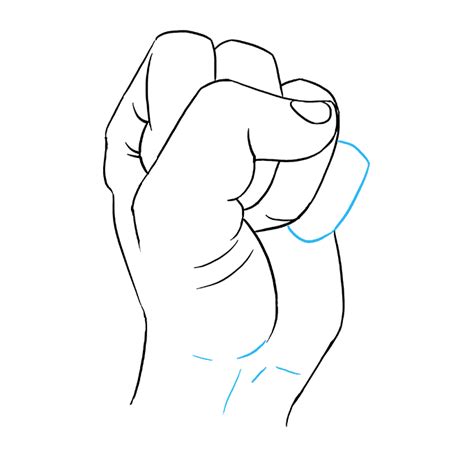 How to Draw a Fist - Really Easy Drawing Tutorial