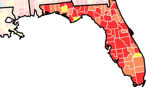 Florida Covid-19 Community Spread by County, CDC March 3 2022 : r ...