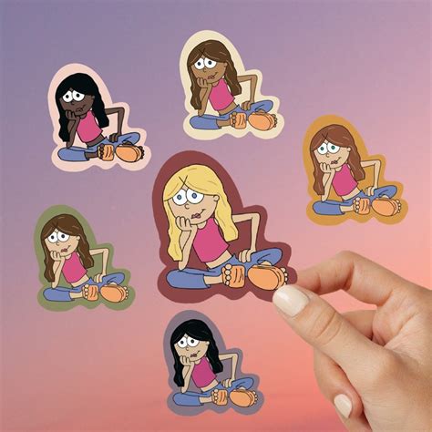 Lizzie Mcguire Custom Sticker Personalized Lizzie Mcguire Cartoon Character DIY Lizzie Vinyl ...