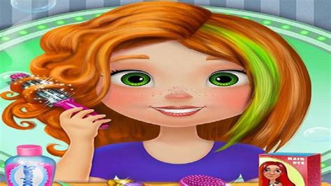 Hair Salon Games || Barbie Hair Salon Game || Hair Salon Makeover Game ...