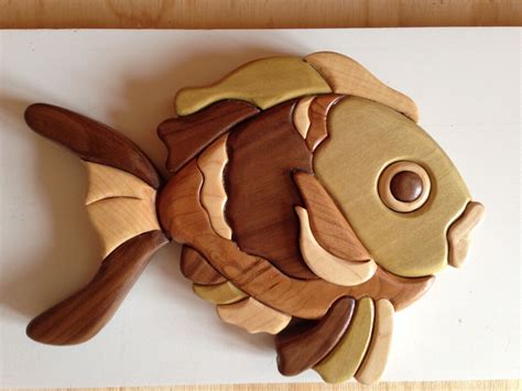 Wood Intarsia Tropical Fish Pattern Only - Etsy