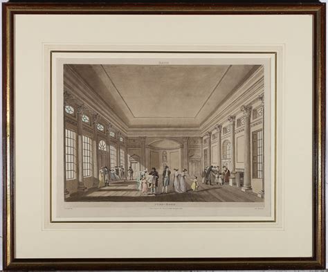 John Hill after John Claude Nattes - Early 19th Century Aquatint, Pump