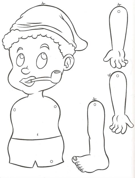 Dobradura De Saci - BAUZINHO DA WEB - BAÚ DA WEB : Desenhos de saci pererê para colorir ...