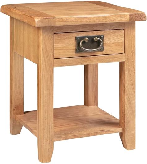 amazoncouk oak lamp table