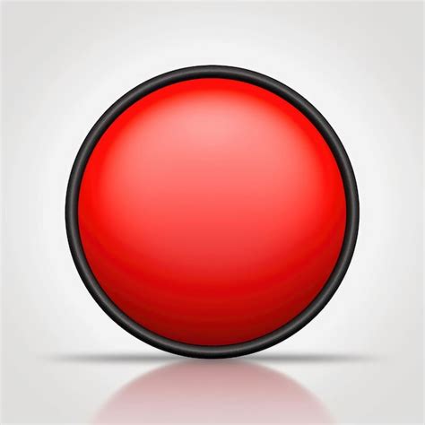 premium photo  hyperrealistic image   perfect  red circle