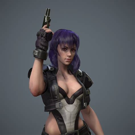 Motoko Kusanagi (Ghost in the Shell) Fan Art — polycount