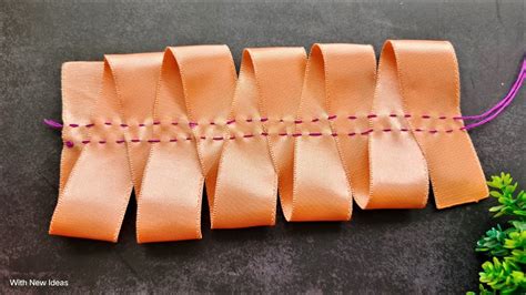 beautiful amazing ribbon flower trick easy making