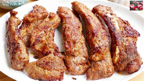 cach nuong thit suon heo ngon bi quyet de mon  dam da hap