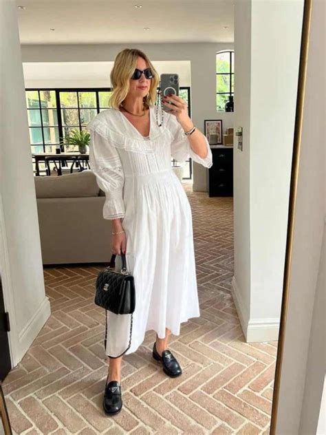 Mocassim Com Vestido Midi