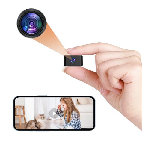 FJJVFF Mini Spy Camera - WiFi Hidden Camera - 1080P Home Security Cam