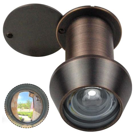 Earl Diamond - Peep Holes for Door, Solid Brass 220-Degree Door Viewer