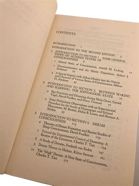 Altered States Of Consciousness Charles Tart