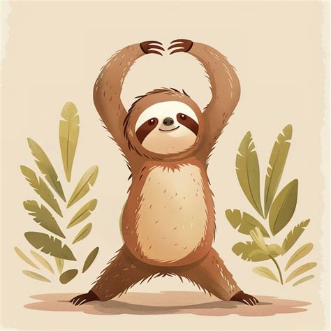 Sloth Animal Paintings Images - Free Download on Freepik