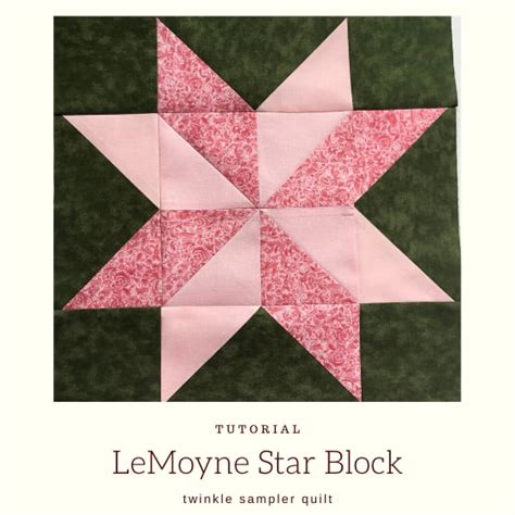 LeMoyne Star quilt block tutorial | Epida Studio