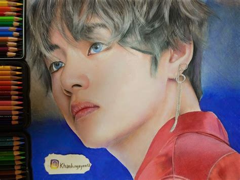 Kpop Drawings, Bts, Kim Tae-hyung, Kpop Idol, Fanart, Celebrities ...