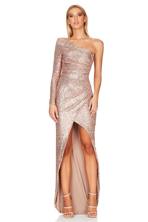 Sierra Sequin Gown - Gold – Style Theory