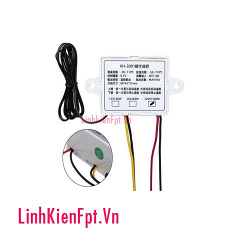 Bộ Điều Khiển Khống Chế Nhiệt Độ XH-3001 | linhkienfpt