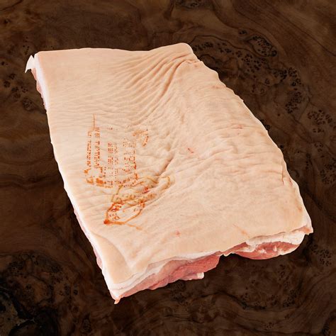 poitrine de porc avec couenne duroc dolives