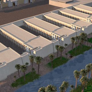 Reconstruction of the royal stables in the city of Pi-Ramesse in the ...