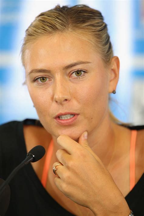 maria sharapova  brisbane international press conference