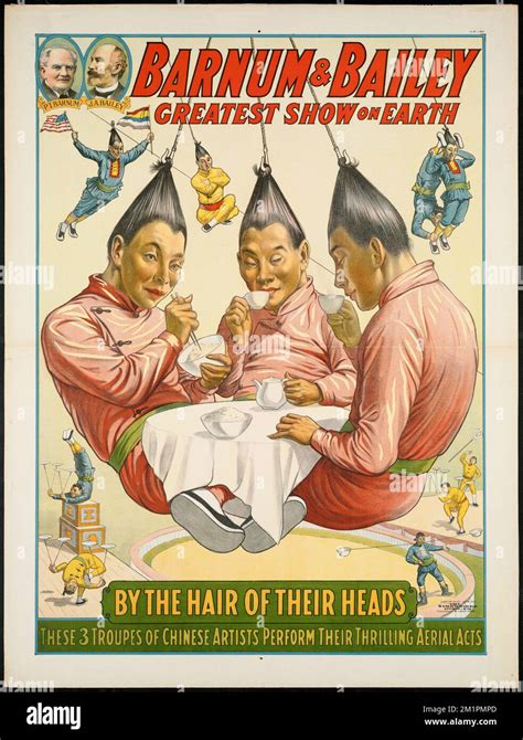 Barnum & Bailey greatest show on earth : By the hair of their heads ...