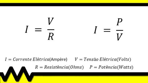 Formulas Da Corrente Eletrica - Principais características da corrente elétrica!