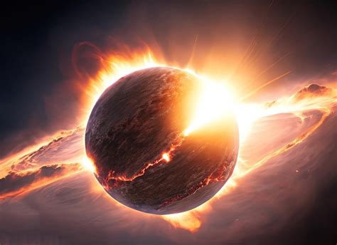 premium ai image sun  space