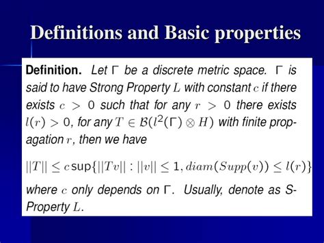 operator norm localization property powerpoint