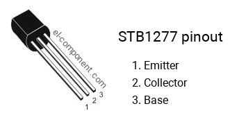 STB1277 pnp transistor complementary npn, replacement, pinout, pin ...