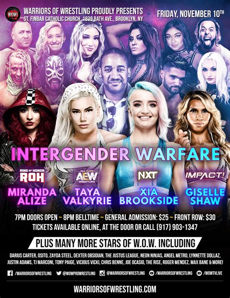 Intergender Warfare 2023 – Front Row – Warriors of Wrestling