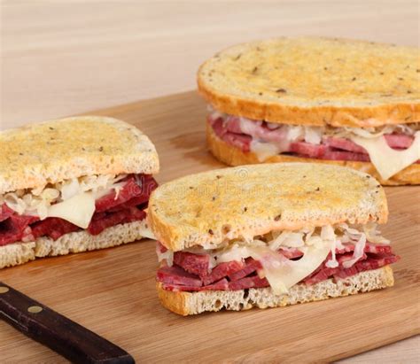 Corned Beef Sandwiches stock photo. Image of corned, food - 18492640