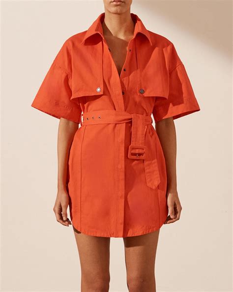 Shona Joy Anya Shirt Dress With Belt - AirRobe